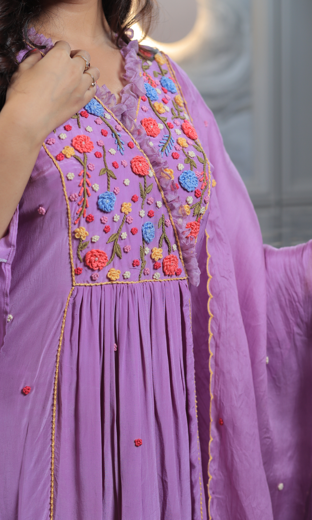 Lavender Bloom Suit Set