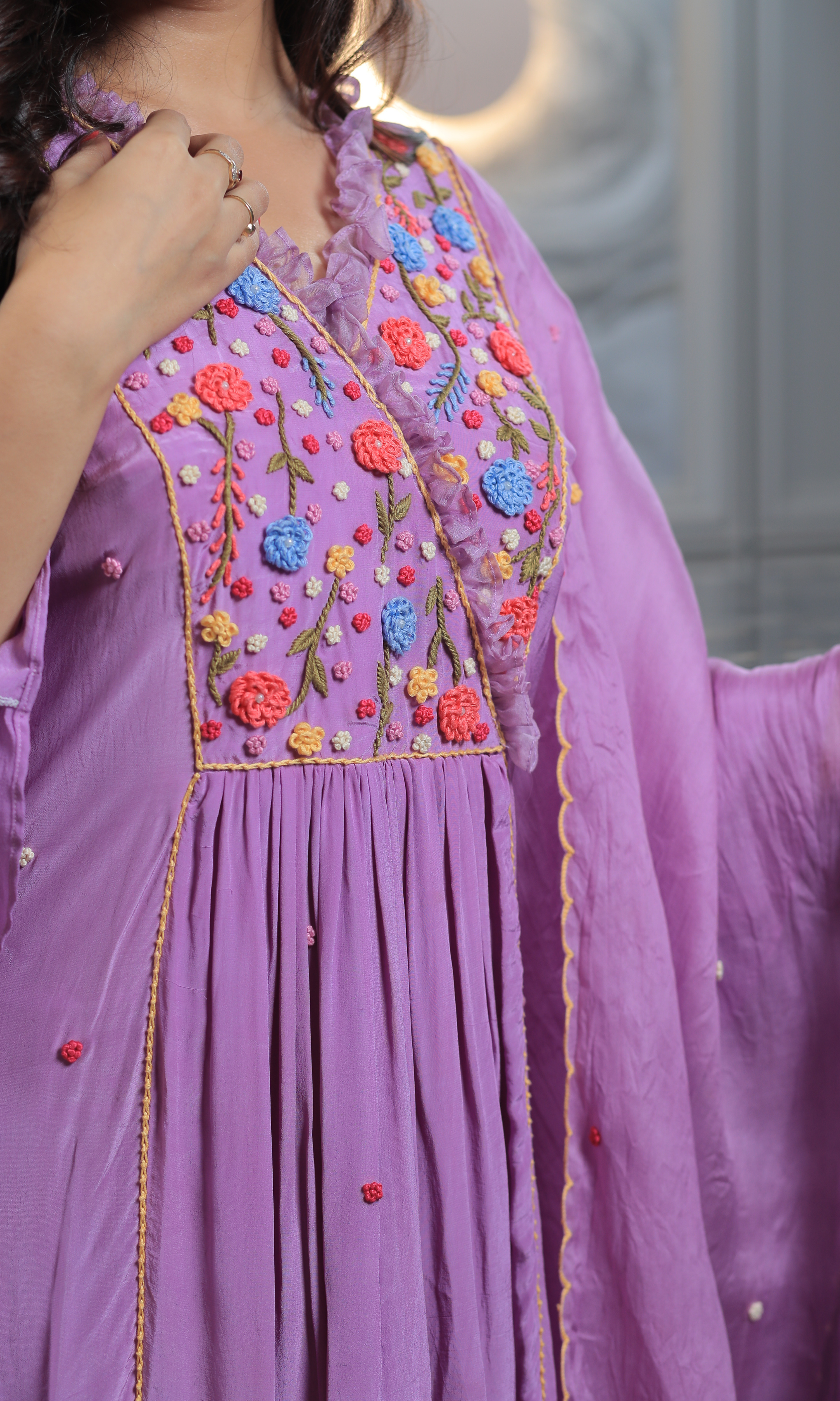 Lavender Bloom Suit Set