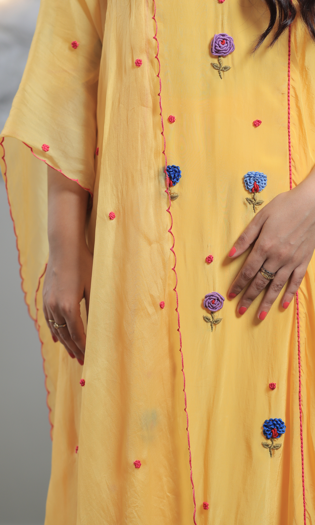 Sunlit Bloom Kurta Set