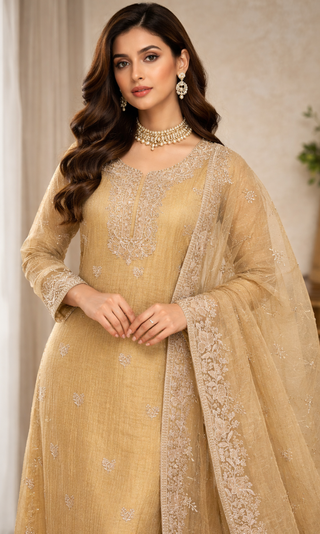 Zehra Yellow Gold  Suit Set