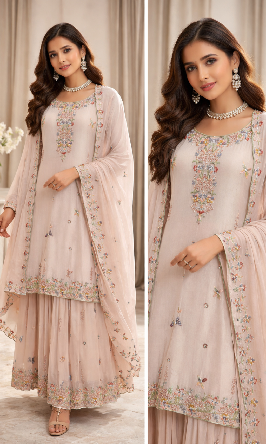 Soft Mousse Sharara set
