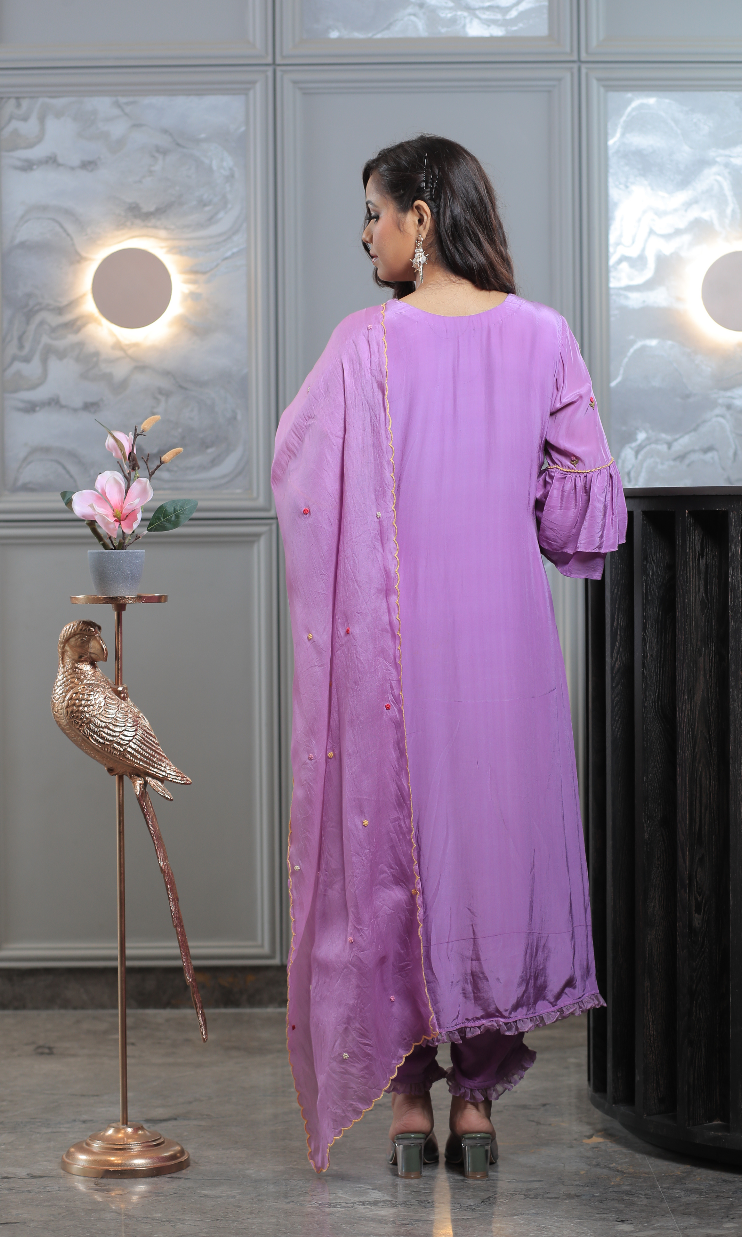 Lavender Bloom Suit Set