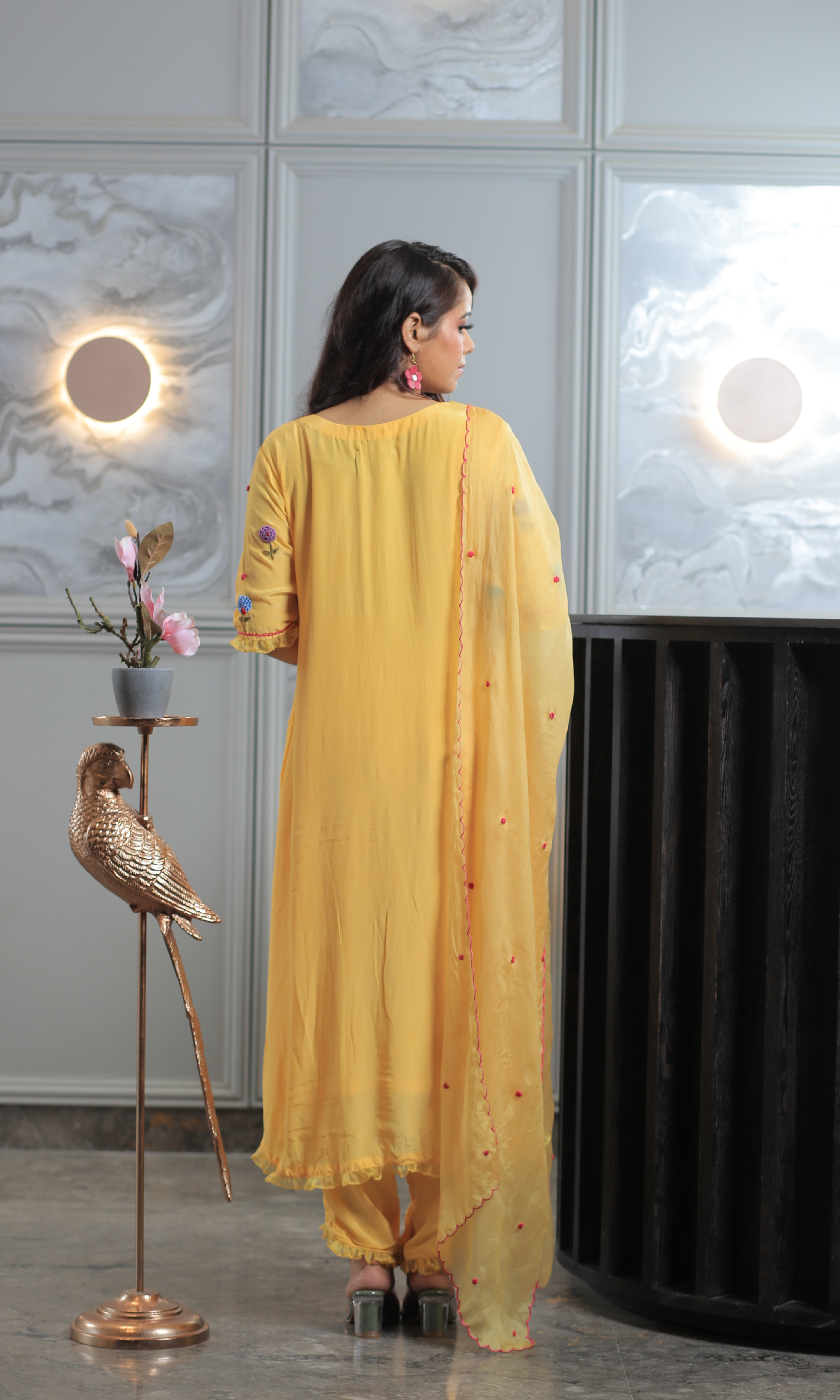 Sunlit Bloom Kurta Set