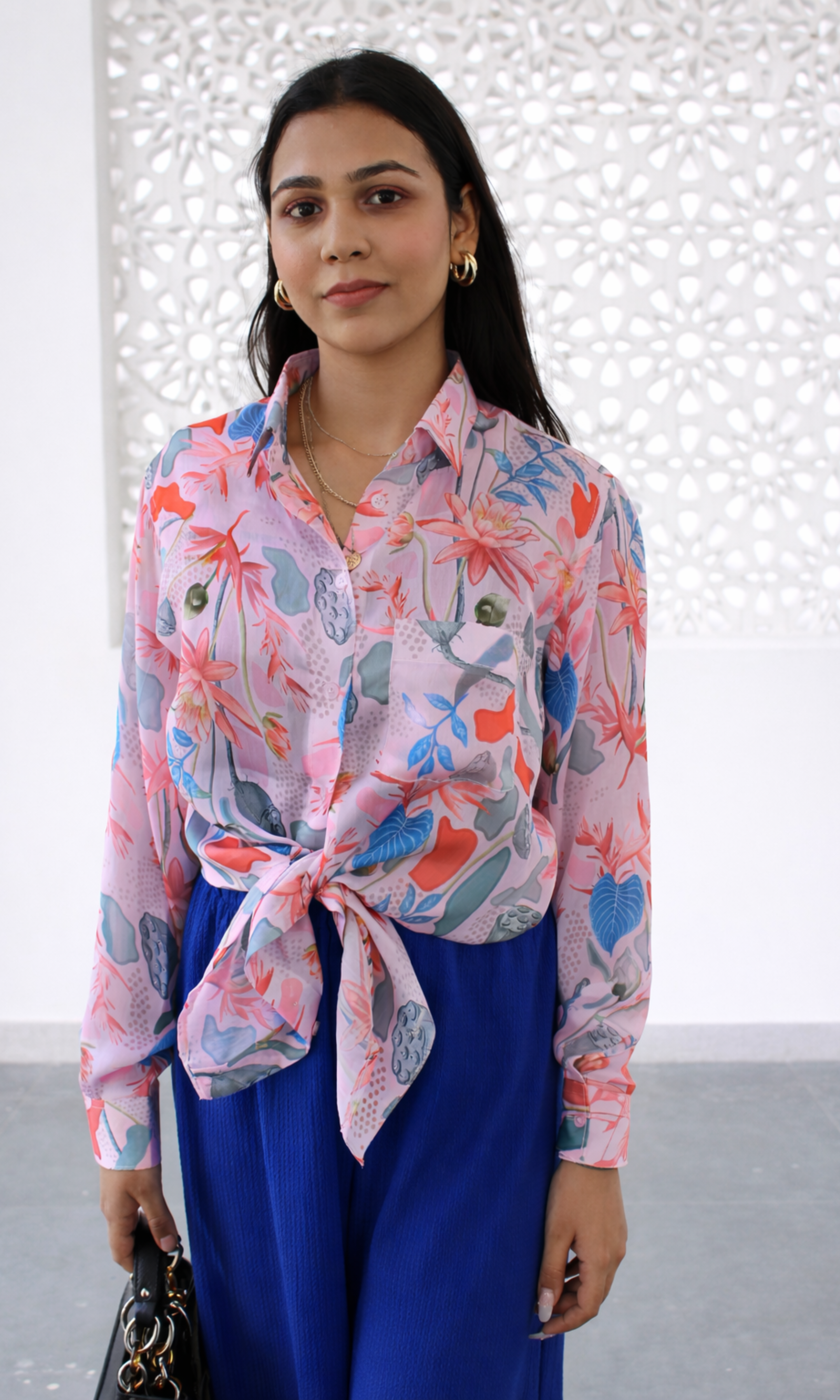 Petal Bloom Printed Shirt