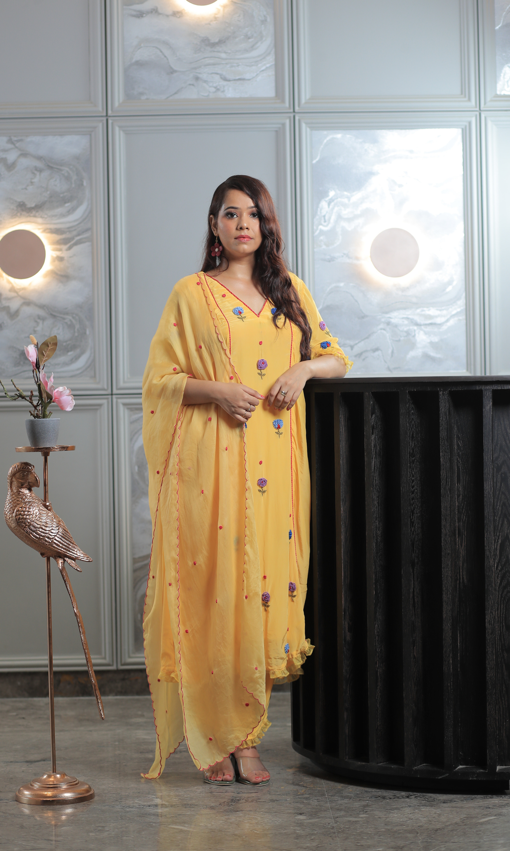 Sunlit Bloom Kurta Set