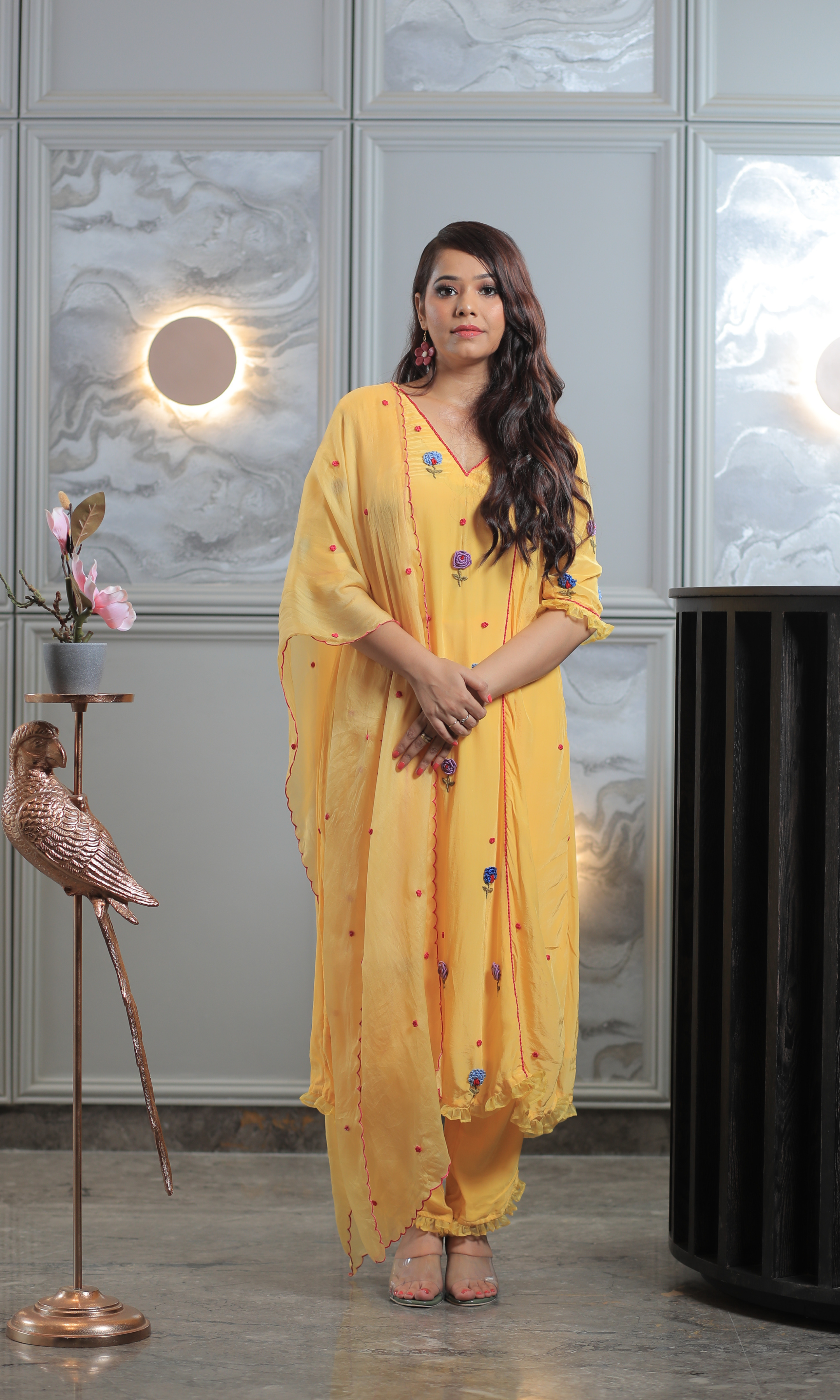 Sunlit Bloom Kurta Set