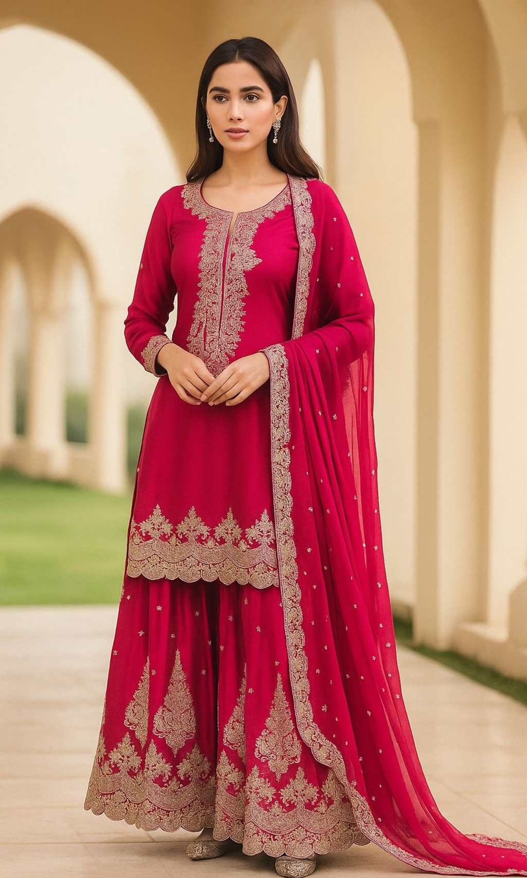 Sitara-e-Gul Sharara set