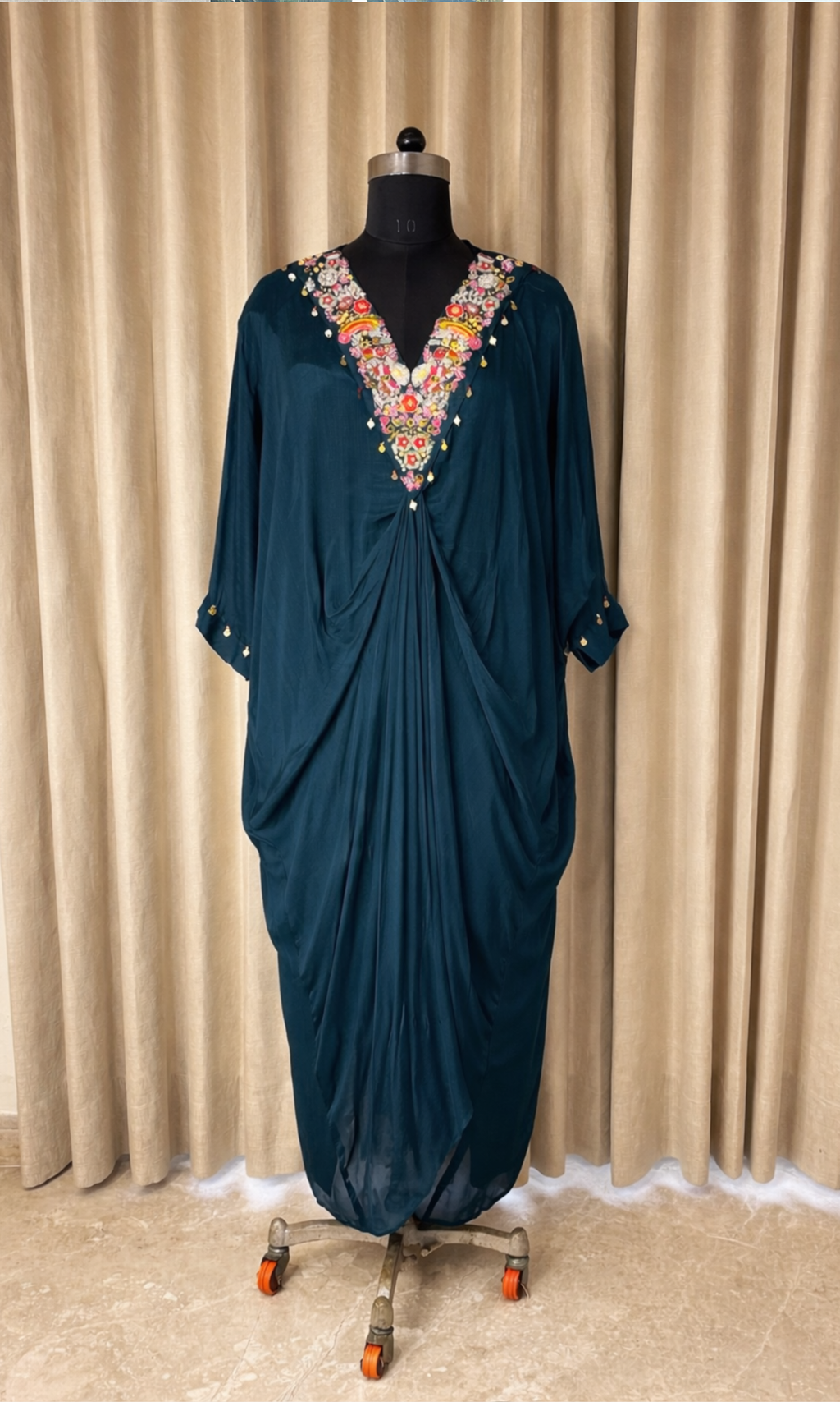Gulnaar Drape Kaftan Set